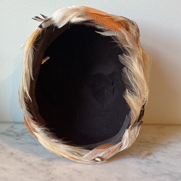 Vintage Peacock Feather Hat - Picture 7 of 7